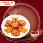 Gà Rán Rút Xương + Bánh Gạo Trộn Sốt Cay Tiến Vua