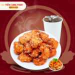 Gà Rán Viên Rút Xương Vị Hàn Quốc To Tròn Sốt Cay + tặng 1 hũ Kim chi+ Tặng Pepsi