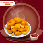 Gà Rán Viên Rút Xương Vị Hàn Quốc + Bánh gạo lắc phô mai