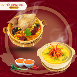 Combo 15: Bữa Ngon Mẹ & Bé 06  (Bồ Câu Tiềm Bông Đông Trùng Hạ Thảo + Cháo Tươi Đông Trùng Hạ Thảo)