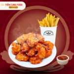 Combo Gà Rán Sốt Hàn Quốc + Khoai Tây Lắc