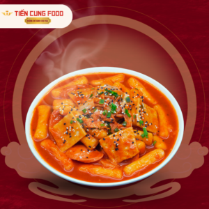 TokBokKi + Topping Chả cá  + Xúc xích Sốt cay Hàn Quốc